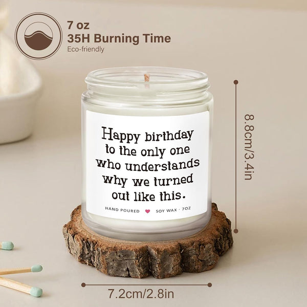 Sister Birthday Gifts from Sisters, Sisters Gift from Sister Brother, Birthday Gifts for Sister Adult, Big Sister Gift, Best Friend Bday Presents for Women, Sister Bday Candle 7Oz6