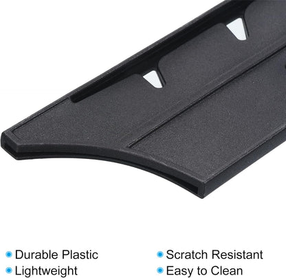 Plastic Safety Knife Cover Sleeves for 7" Santoku Knife, 2 Pack Knives Edge Guard Blade Protector Universal Knife Sheath for Kitchen, Black4
