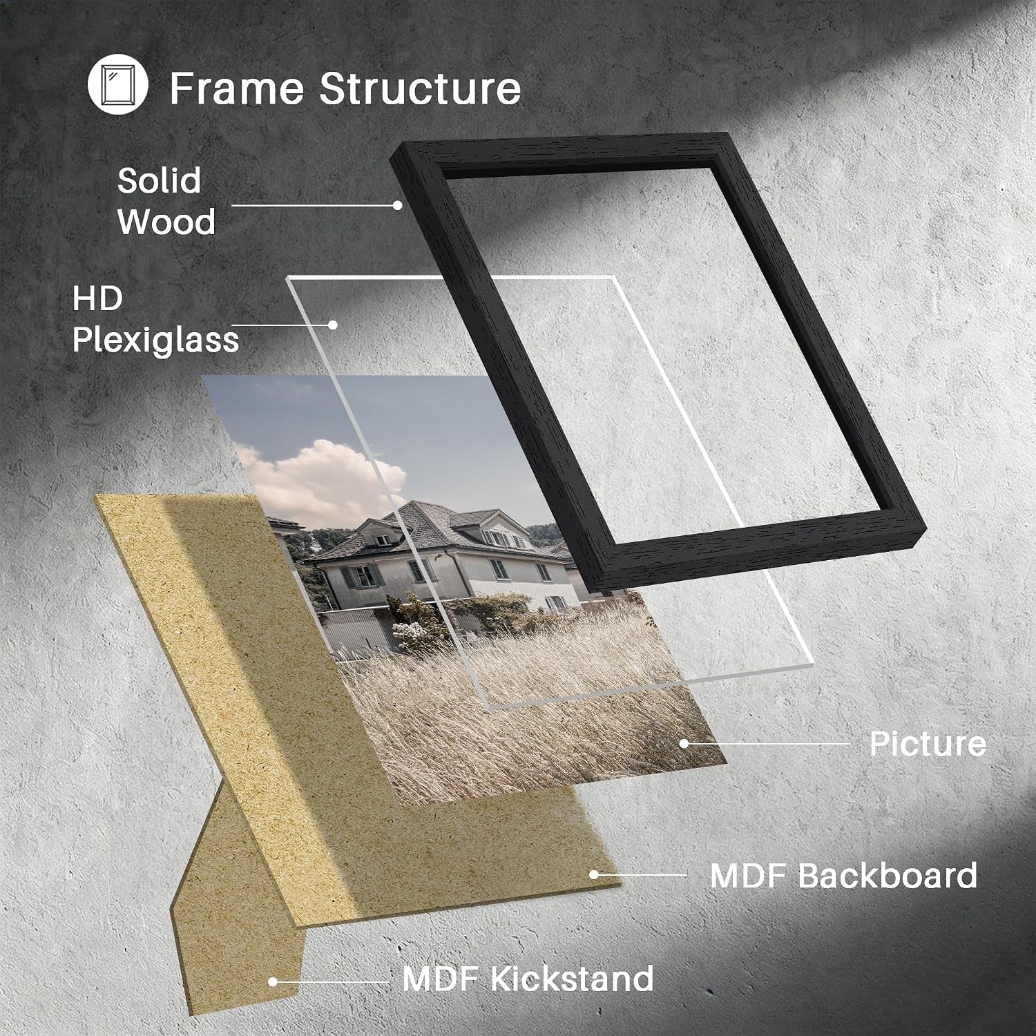 solid-wood-11x14-picture-frame-5-pack-black-wood-grain-14x11-inch