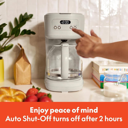 12-Cup Programmable Coffee Maker, LCD, Auto Shutoff, 900W6