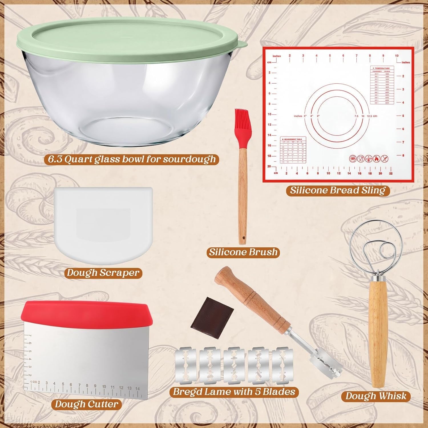 7-pcs-6-3-quart-large-glass-bowl-for-bread-starter-mixing-bowl