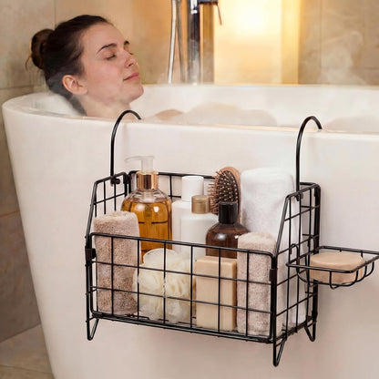 Large 11" X 8.75" X 5.9" Rustproof Shower Caddy Hanging Shower Organizer6