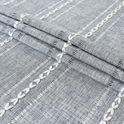 Rustic Oval Cotton Linen Tablecloths Embroidered Farmhouse Spring Table Cloths, Kitchen Dining Room Party Tablecloth Table Cover for Oval Tables 54 X 72 Inches6