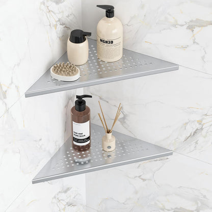 Corner Shower Shelves, 10” Recessed Tile Shower Shelf Brushed, 2 Pack1