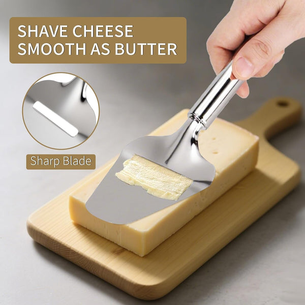 Stainless Steel Handheld Cheese Slicer for Block Cheese Cutting3