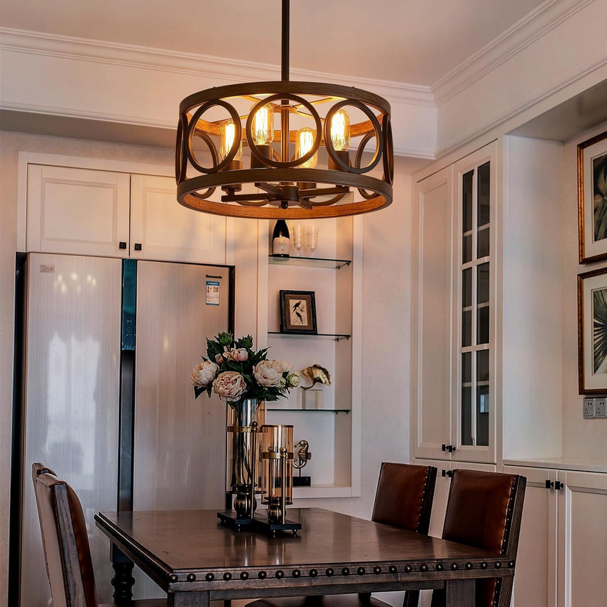 black-dining-room-light-fixtures-modern-farmhouse-chandelier-for-dining-room-living-room-kitchen-16-drum-metal-black-and-wood-grain-finish-4-light-round-hanging-chandelier-pendant