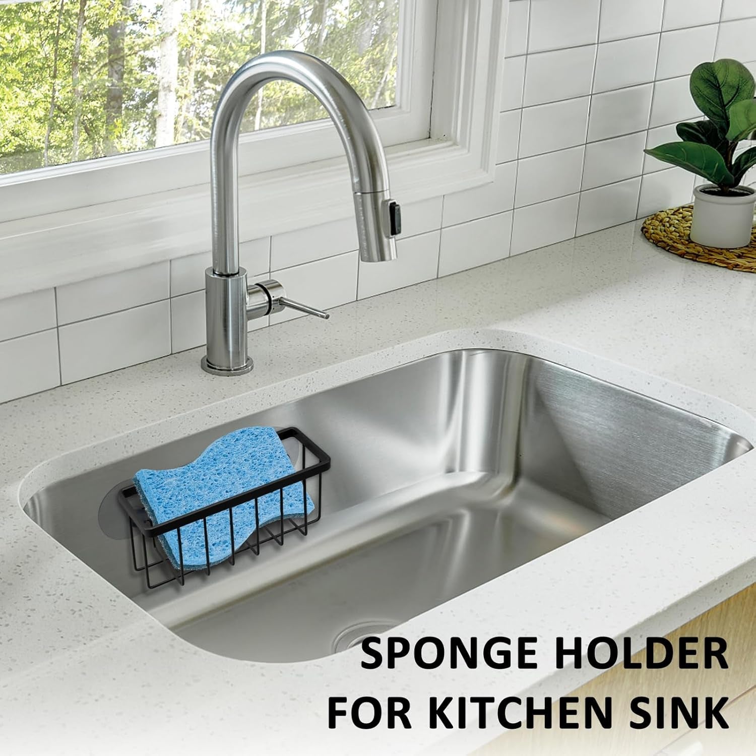 sponge-holder-for-kitchen-sink-suction-dish-sponge-holder-black