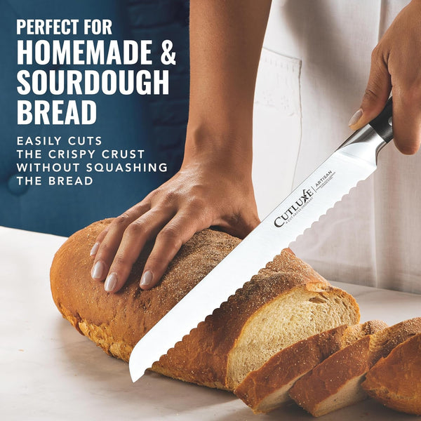 Bread Knife, 10" Serrated Knife for Sourdough & Homemade Bread5