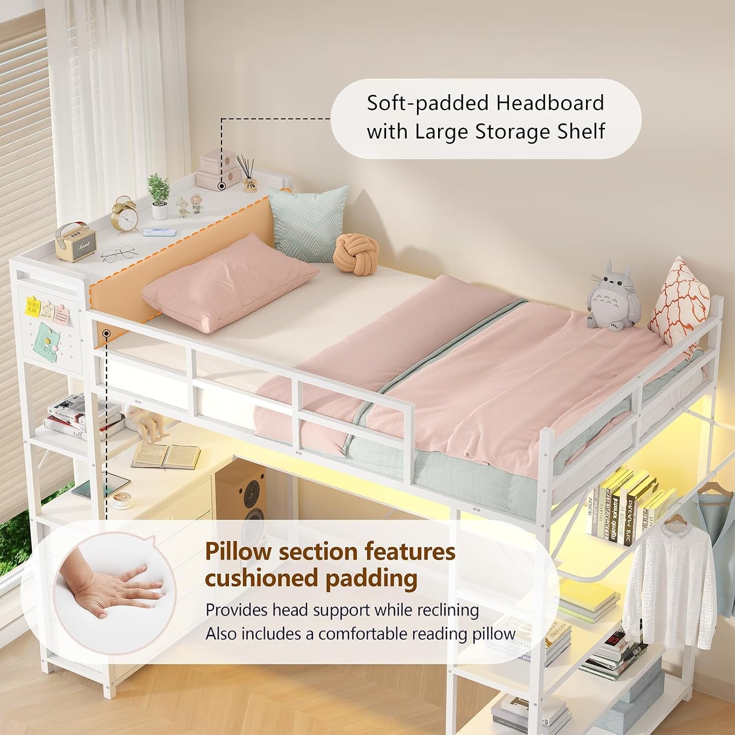 white-loft-bed-twin-size-with-u-shaped-desk-and-upholstered-headboard