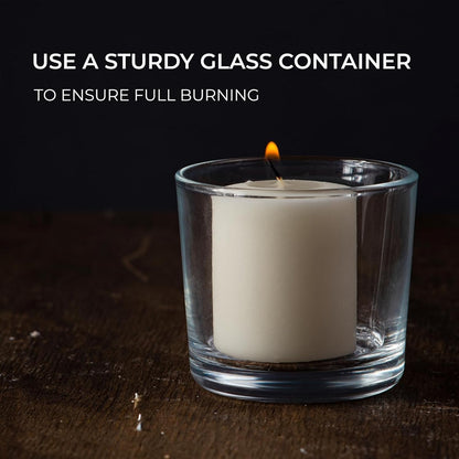 Ivory Votive Candles Set of 36 Unscented Smokeless 15 Hour in Votive Holder4