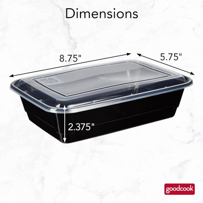 Meal Prep Containers, Single Compartment 10-Pack2
