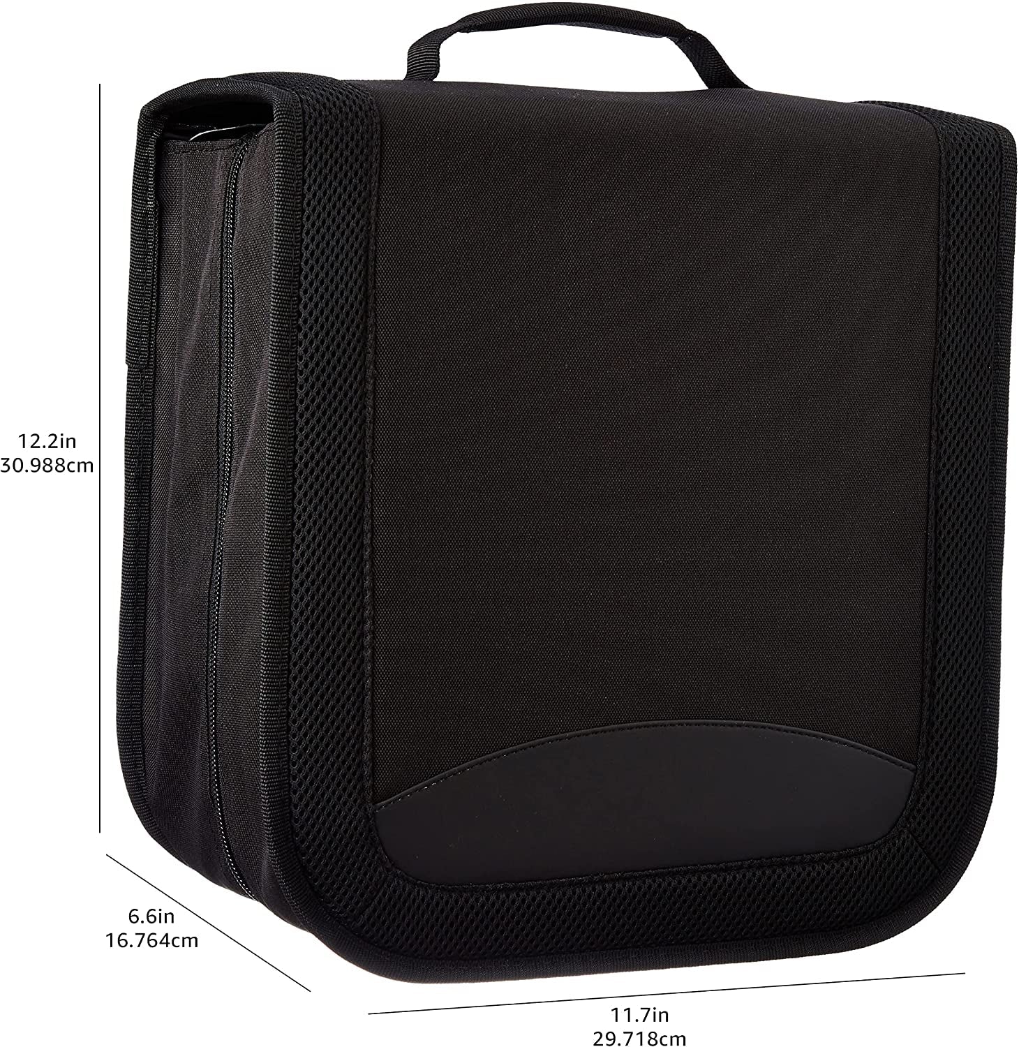 polyester-cd-dvd-portable-storage-binder-with-handle-400-capacity-black