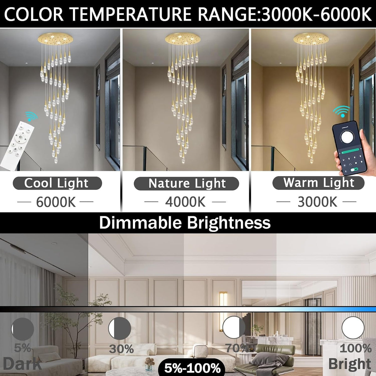 36-lights-197-inches-large-modern-chandelier-led-light-fixtures-high-ceiling-long-light-chandelier-for-entrance-foyer-dimmable-lights-with-remote-living-room-ceiling-pendant-lighting-shine-gold