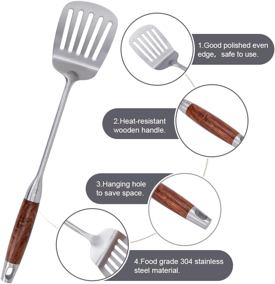 304-stainless-steel-kitchen-utensils-set-with-wood-handle-6-pcs-metal-cooking-utensils-set-metal-spoon-kitchen-essentials-non-stick-and-heat-resistant-easy-to-clean