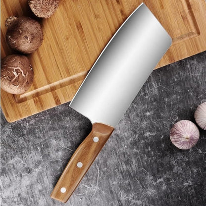 Meat Cleaver, Professional Chinese Kitchen Chef Knife Meat Fish Slicing Vegetables Cutter Stainless Steel Butcher Cleaver Knives3