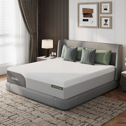 Bliss Cooling Queen Mattress, 14 Inch Gel Queen Memory Foam | Mattress in a Box with Cool-Touch Nylon Cover, Pain Relief & Spinal Support with Certipur-Us Certified Foam2