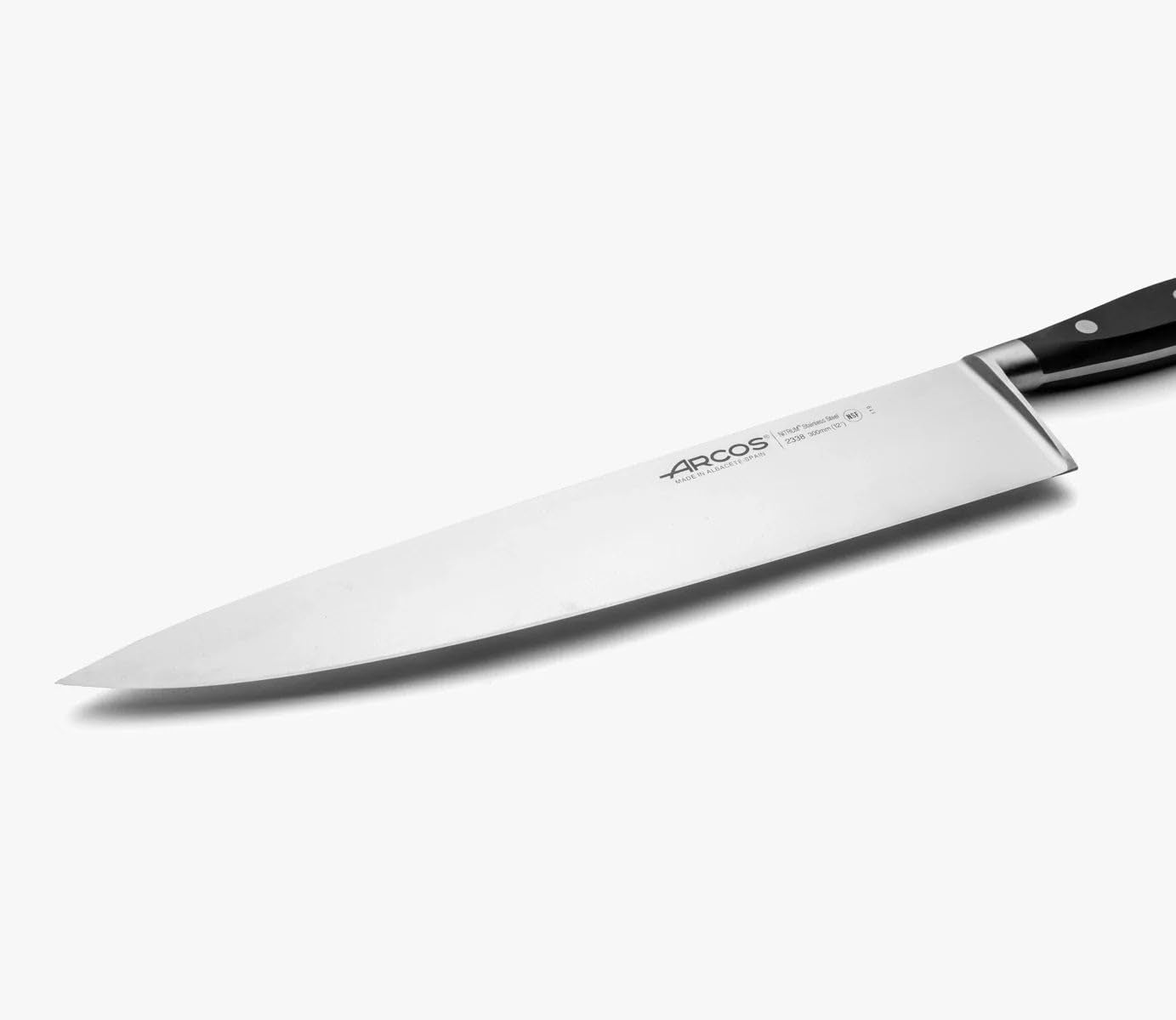 forged-chef-knife-12-inch-stainless-steel-multi-use-professional-cooking-knife-for-cutting-meat-and-vegetables-ergonomic-polyoxymethylene-handle-and-300mm-blade-series-riviera-color-black