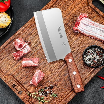 Heavy Duty Butcher Knife Made of High Carbon Stainless Steel, Professional Chinese Cleaver Knife for Cutting Bones, Ultra Sharp Bone Chopper7