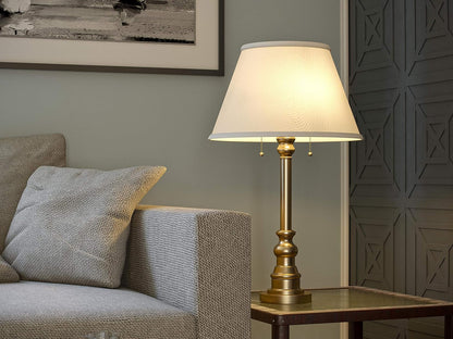 Spyglass Table Lamp with Antique Brass Finish, Classic Style, 30.5" Height, 17" Width, 17" Depth2