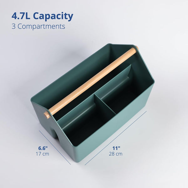 Storage Basket, Medium 4.5L, Green, Made in Korea4
