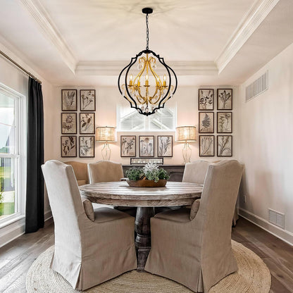 Black and Gold Chandeliers Vintage Orb Chandeliers for Dining Room3