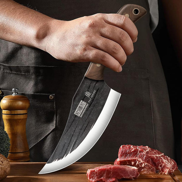 6" Viking Knife, High Carbon Steel Butcher Kitchen Chef Knife5