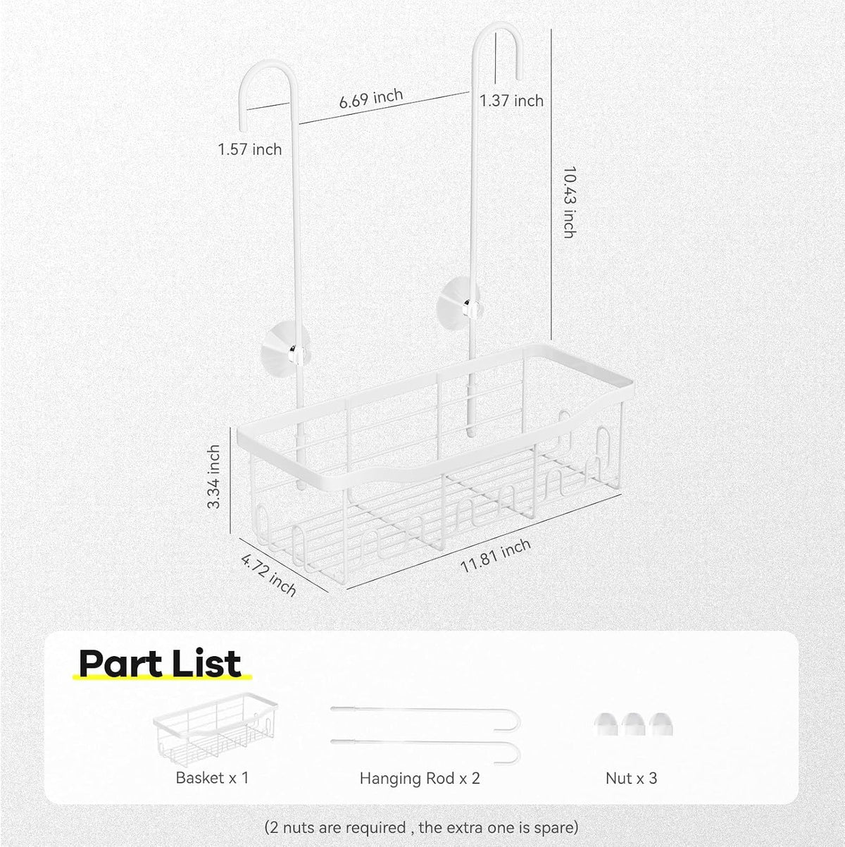 shower-caddy-hanging-organizer-hanging-for-bathroom-shower-basket-with-hooks-shower-storage-shelf-rack-no-drilling-for-faucet-or-cross-bar-white