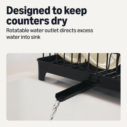 Stainless Steel Dish Drying Rack, 15.2 X 11.6 X 4 In., Black4