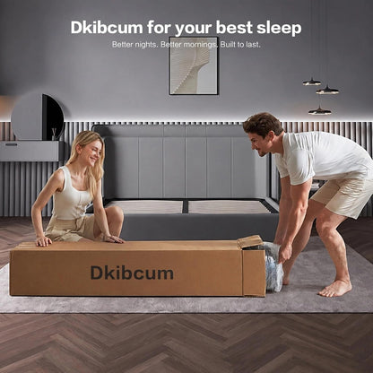 Queen Mattress 12 Inch, Cooling Hybrid Bed in a Box, 7-Zones Individual Pocket Spring, Mattress Queen for Back Pain Relief & Motion Isolation, Fiberglass-Free, Certipur-Us, 365-Night Trial7