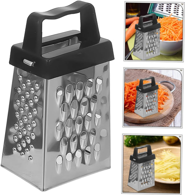 3Pcs Essential Kitchen Tools Stainless Steel Grater Slicer Shredder Carrot Peeler Vegetable Chopper for Slicing Shredding and Peeling8