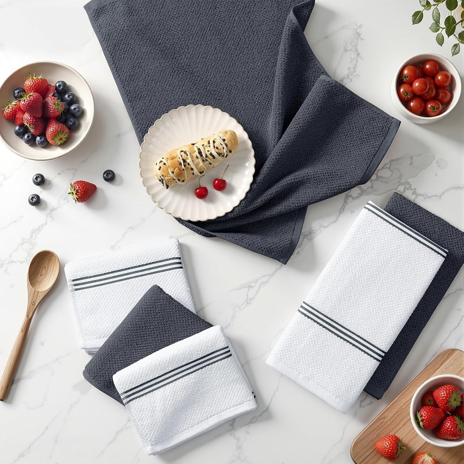 dual-design-cotton-kitchen-towels16-x-26-6-pack-dark-grey-large-380-gsm-dish-towels-highly-absorbent-terry-kitchen-hand-towels-soft-quick-drying-tea-towels-with-hanging-loop
