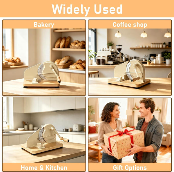 Manual Bread Slicer for Homemade Bread with 25Pcs Paper Bread Bags8