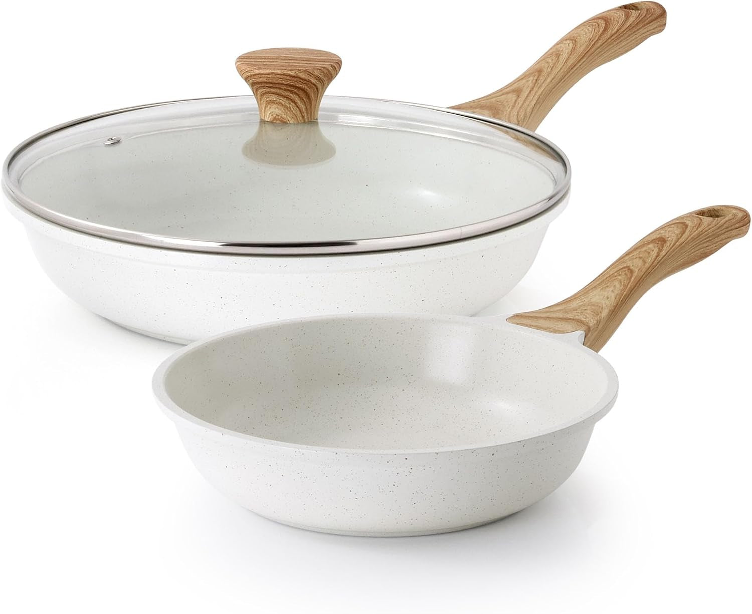 ceramic-nonstick-frying-pan-skillets-white-8-11inch-with-lid-healthy-ceramic-nontoxic-coating-ptfe-pfas-free-compatible-with-all-stoves-including-induction-cooktops-easy-to-clean