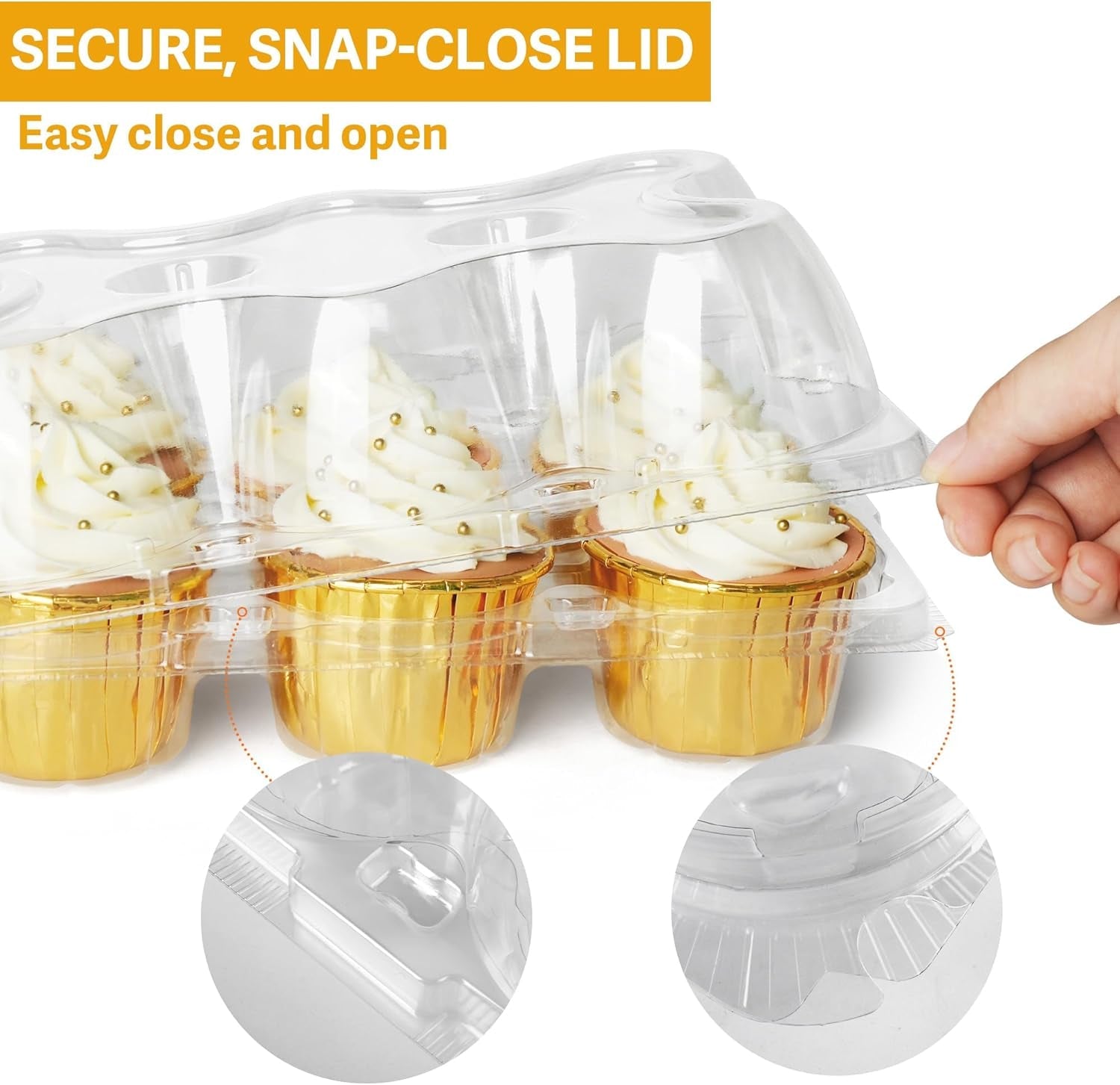 6-count-x-40-sets-cupcake-containers-clear-plastic-cupcake-boxes-thick-plastic-muffin-holders-with-detachable-tall-dome-lid-disposable-cupcake-carriers-bpa-free-standard-size