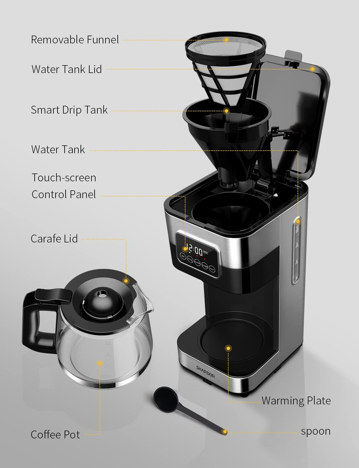 10-cup-programmable-coffee-maker-regular-strong-brew-drip-coffee-machine-for-home-and-office-auto-shut-off-permanent-filter-silver