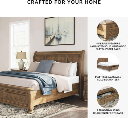 Signature Design by Ashley King Storage Sleigh Bed5