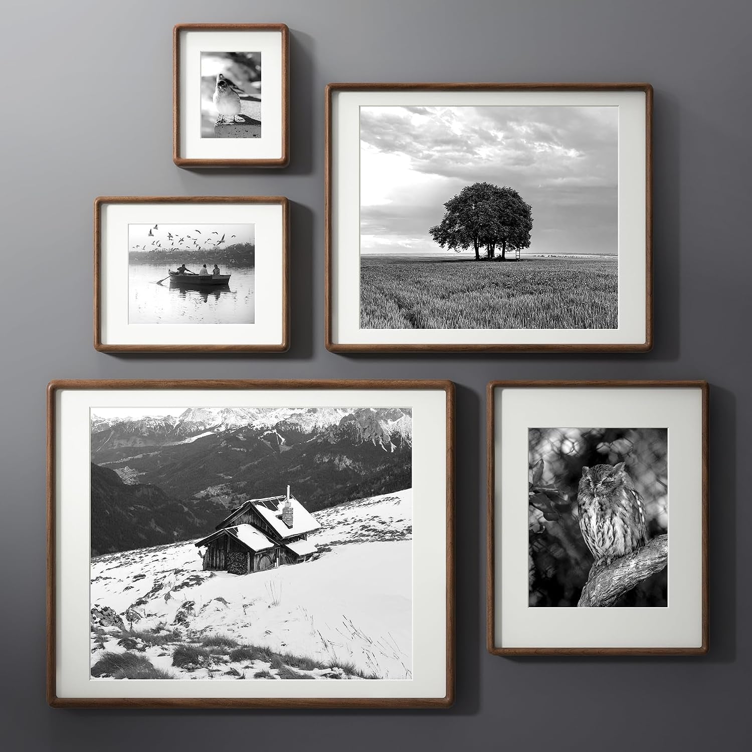 11x14-picture-frame-solid-walnut-wood-photo-frame-rounded-corner-2-pack