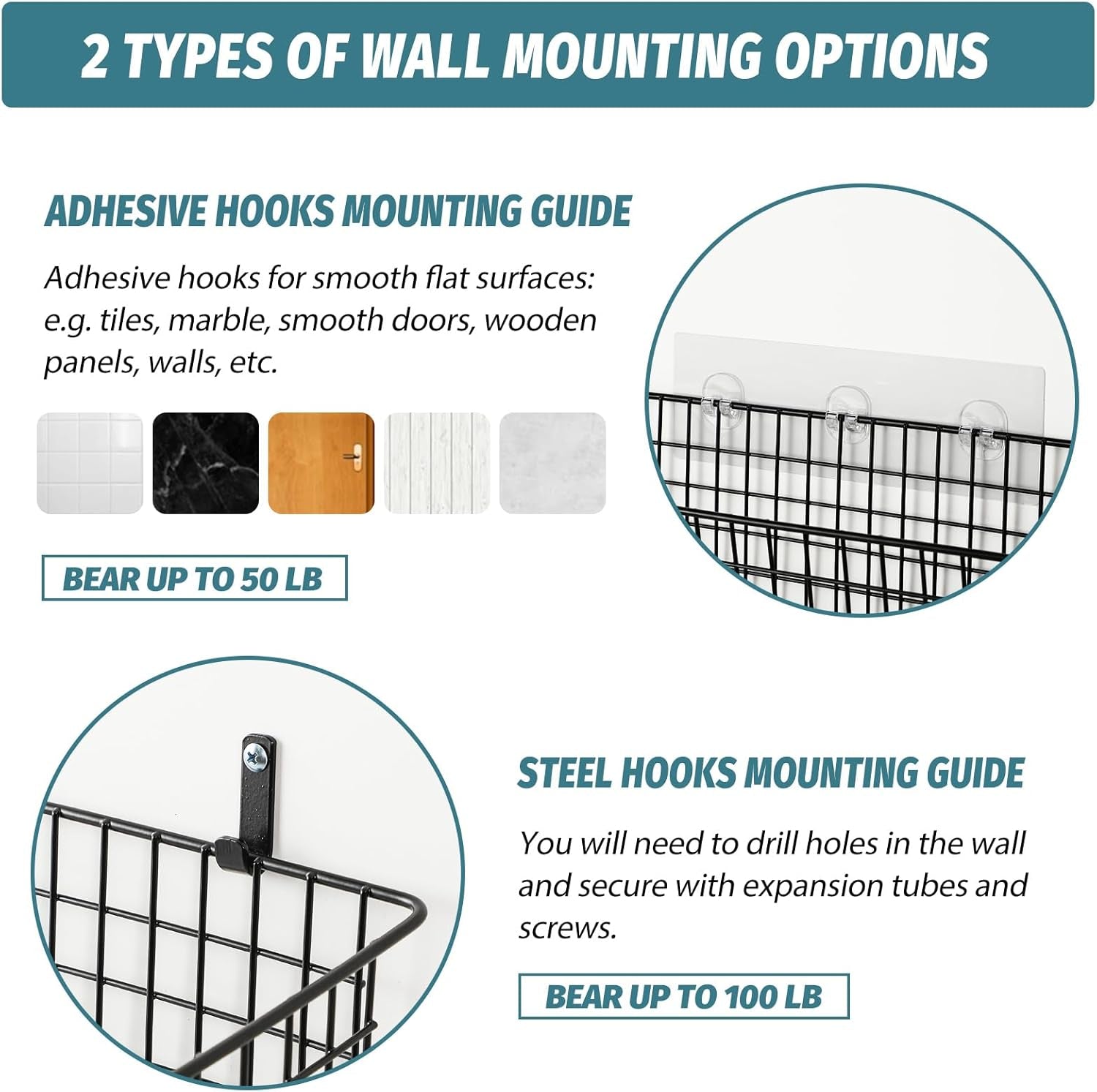 4-set-extra-large-hanging-wall-mount-storage-baskets-with-adhesive-hooks-steel-hooks-multiuse-sturdy-wire-metal-organizing-baskets-for-home-kitchen-bathroom-pantry-utility-organizer-black