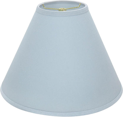 32267 Transitional Hardback Empire Shaped Spider Construction Lamp Shade in Light Blue, 16" Wide (6" X 16" X 12")1
