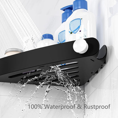 Plastic Shower Caddy Corner (For 90° Only), 4 Pack, Black6