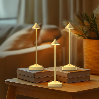 3 Pack Small Gold Rechargeable Cordless Table Lamps Dimmable1