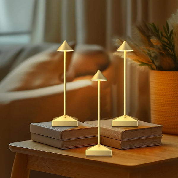 3 Pack Small Gold Rechargeable Cordless Table Lamps Dimmable1