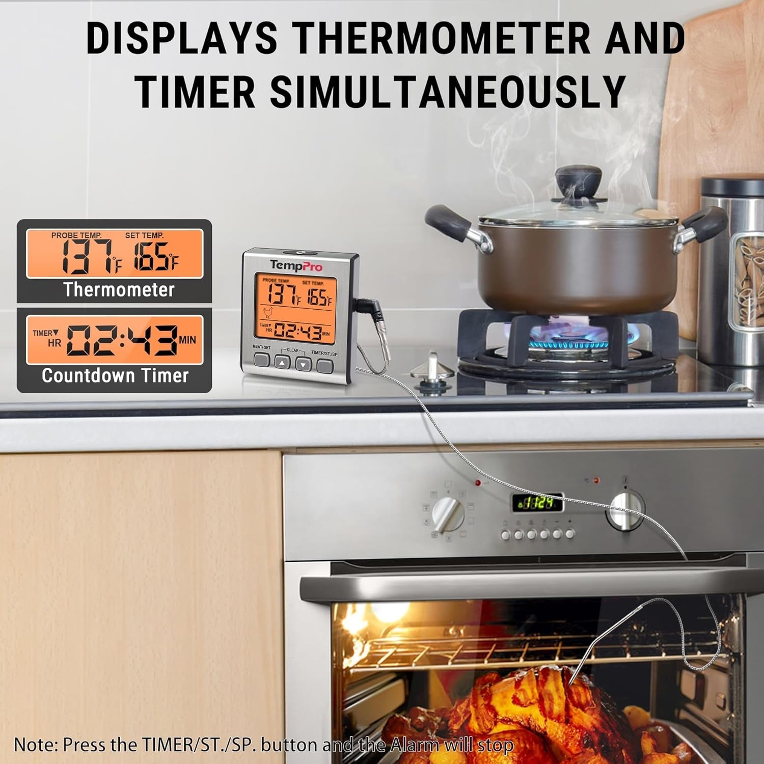temptrack-digital-meat-thermometer-for-cooking-and-grilling-bbq-food-thermometer-with-backlight-and-kitchen-timer-grill-temperature-probe-thermometer-for-smoker-oven-baking-oil