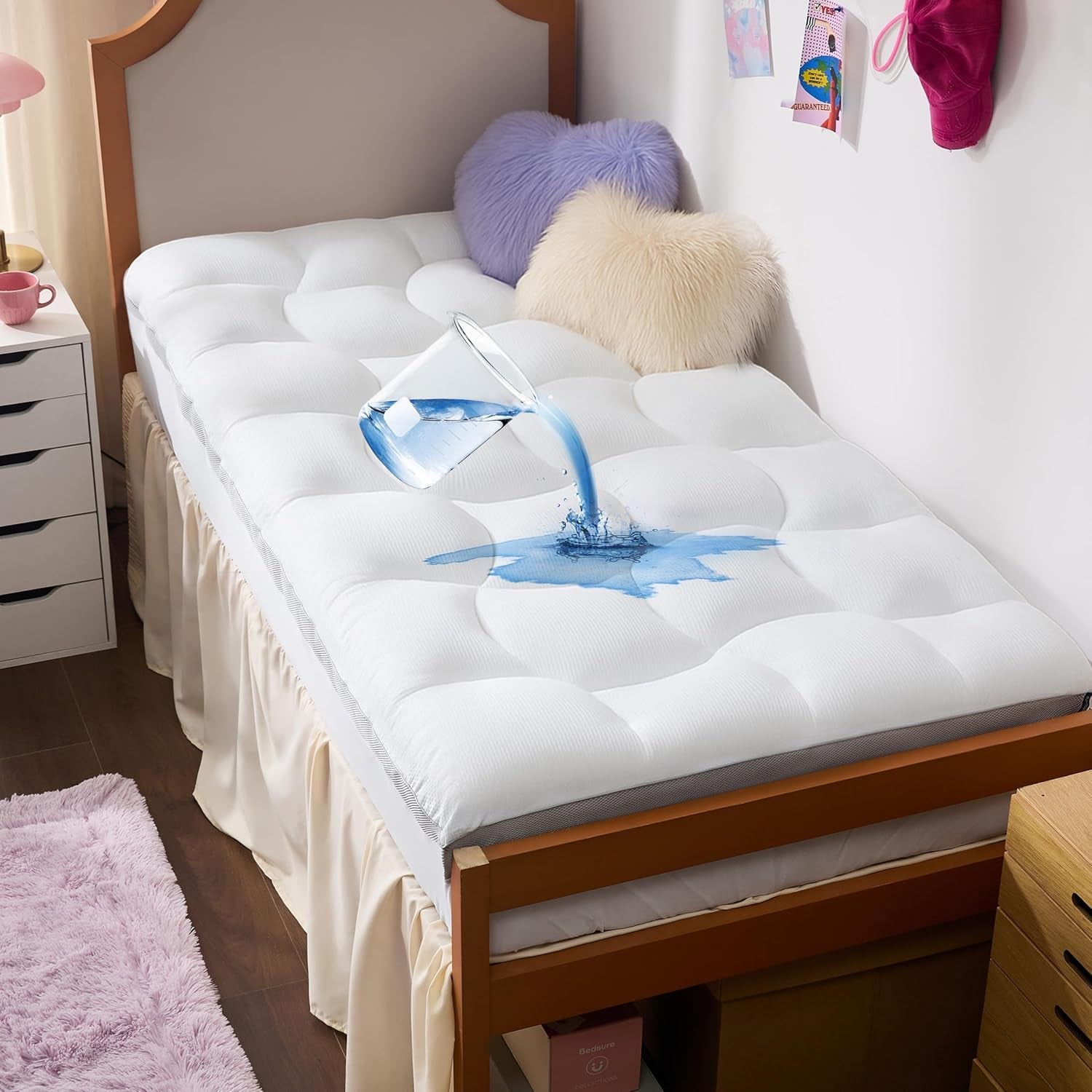 bedsure-twin-xl-mattress-topper-800-gsm-waterproof-mattress-topper-for-college-dorm-room-essentials-with-8-21-inches-deep-pocket-pillow-top-twin-extra-long-bed-pad-fitted-for-bedroom-white