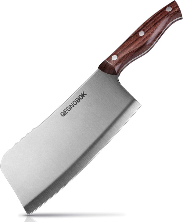 Meat Cleaver Knife, 7 Inch Butcher Knife, Heavy Duty Bone Chopper1