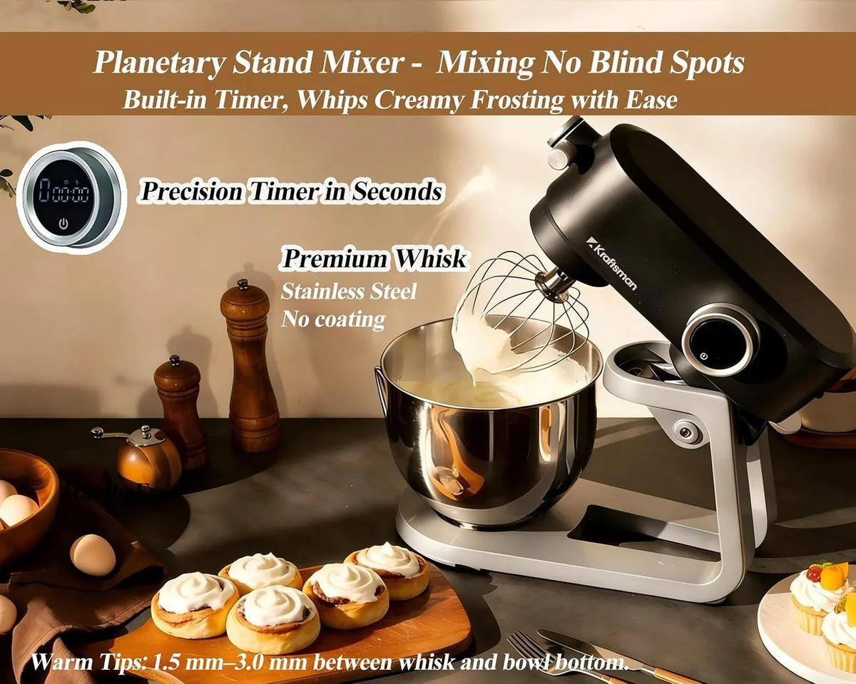 all-metal-stand-mixer-dc-motor-heavy-pizza-dough-mixer-5-3-qt-multifuncational-kitchen-mixer-with-4-stainless-steel-attachments-and-universal-hub-quiet-operation-with-timer-8-speed