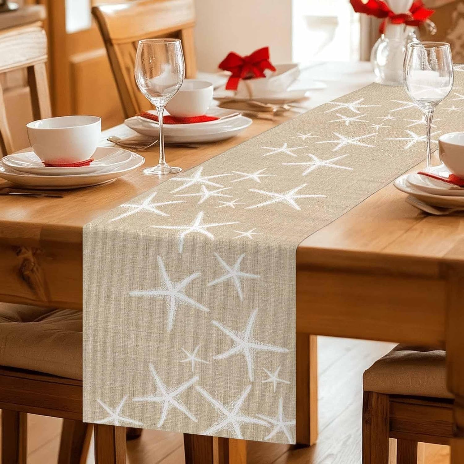 beige-starfish-coastal-table-runner-36-inches-long-farmhouse-dress-scarves-summer-beach-nautical-ocean-sea-dining-tablerunner-for-coffee-table-kitchen-island-party-decor-small-13-x-36