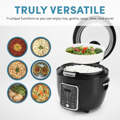 Professional Touch Glass Lid, Food Steamer, Slow Cooker, Multicooker with 11 Preset Functions, Steam Tray, Measuring Cup, Rice Spatula, 20 Cooked2