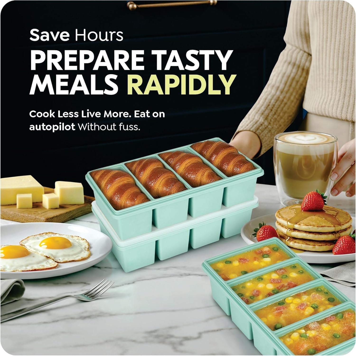 silicone-freezer-trays-with-lids-1-cup-soup-container-style-ice-cube-trays-for-freezer-leakproof-dishwasher-oven-safe-stackable-ideal-for-frozen-broth-leftovers-meal-prep-bpa-free-2-pack