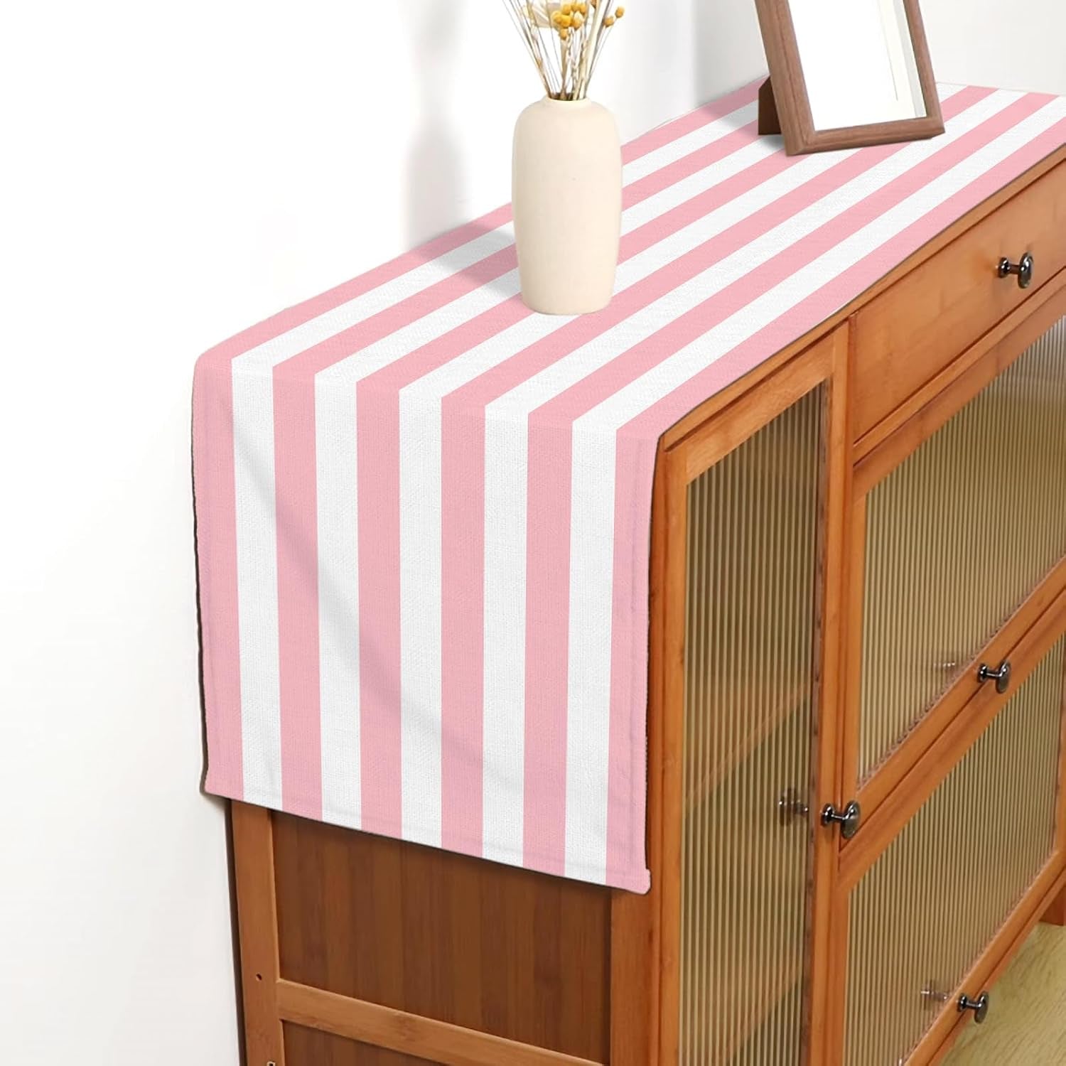 pink-and-white-vertical-striped-table-runner-light-pink-birthday-party-decoration-baby-shower-dining-room-home-kitchen-table-decor-pink-13-x-90